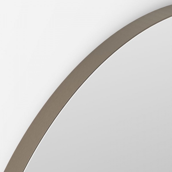 Oslo Round Mirror - Brushed Bronze - Available in 3 Sizes